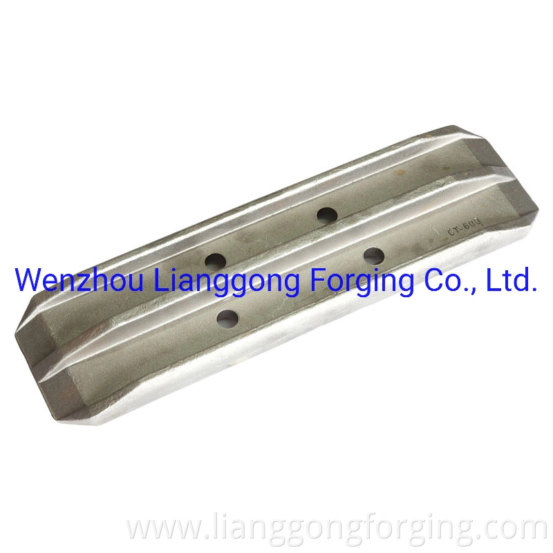 Customized Forged Excavator Rubber Track Pad, Crawler Crane Track Shoes